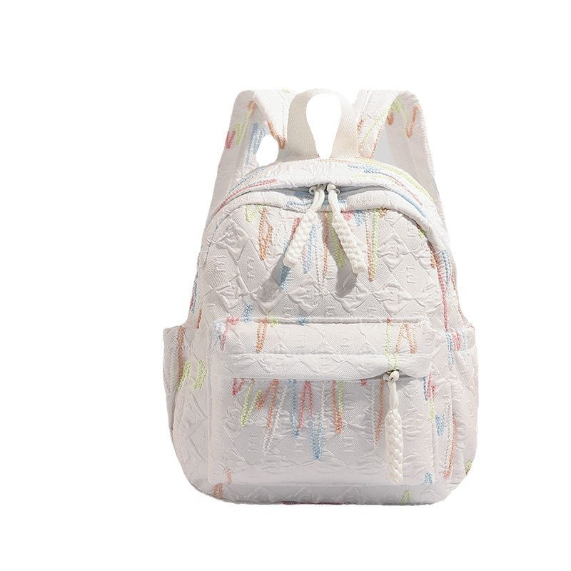 Trendy Textured Backpack Bowlift