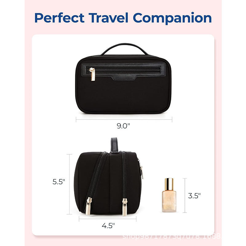 Cosmetic organizer with multiple compartments and removable interior compartment Bowlift