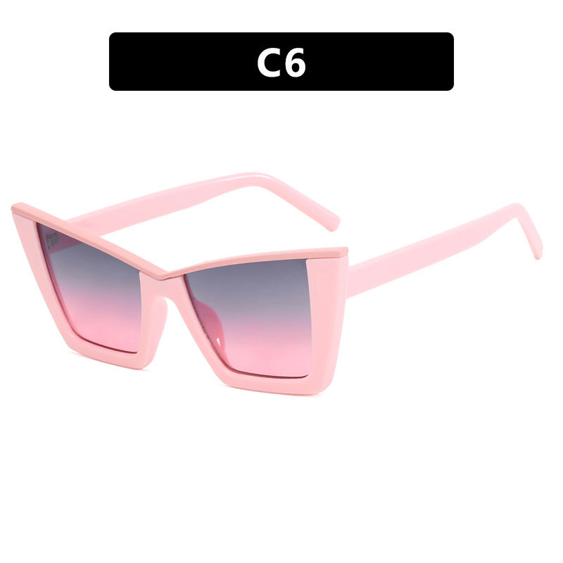 Women's fashionable sunglasses with a unique geometric frame Bowlift