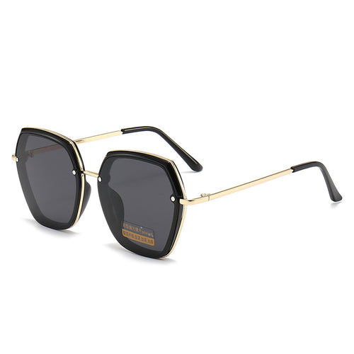 Hexagonal Frame Sunglasses
