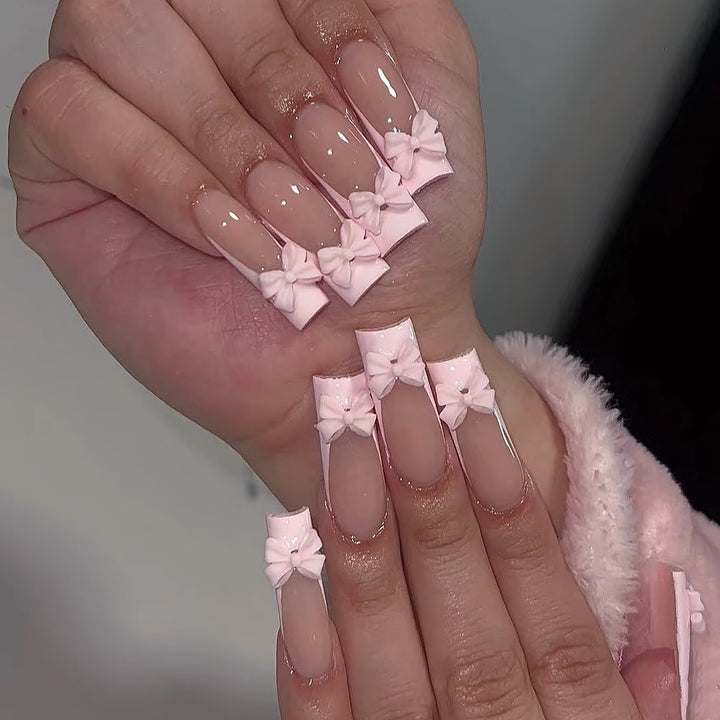 Creative Nail Art Set with Bow Decorations Bowlift