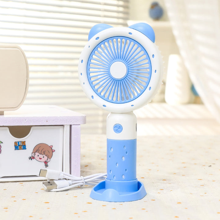 Portable Hand Fan with Animal Design Bowlift