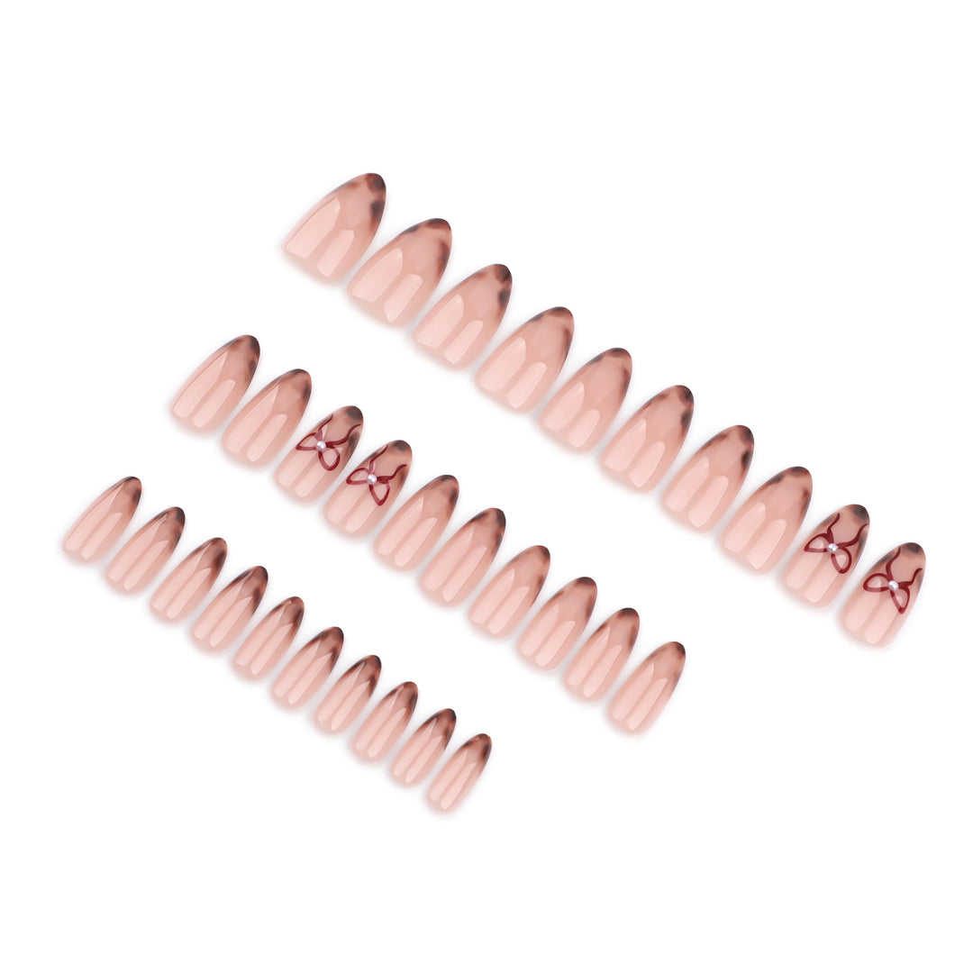 Artful Nail Art with Elegant Flower Design Bowlift