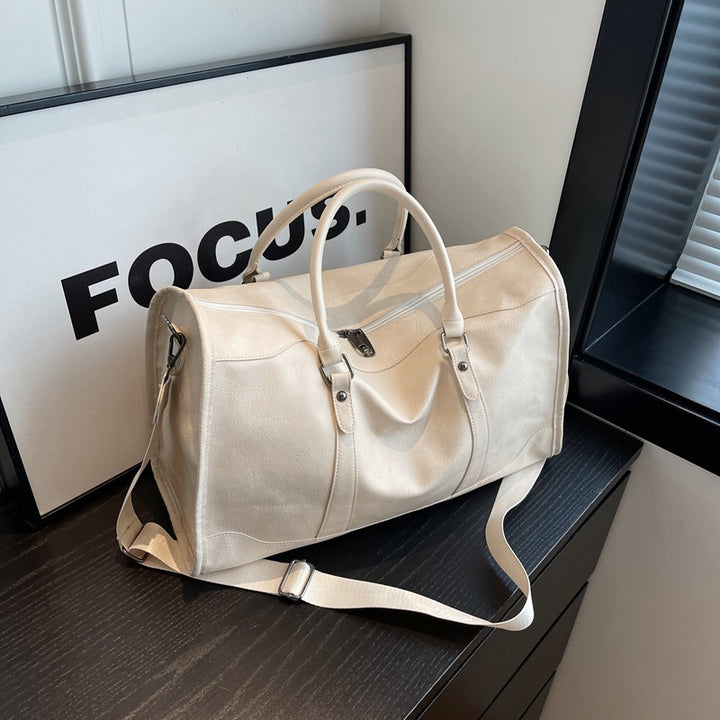 High-quality leather travel bag Bowlift