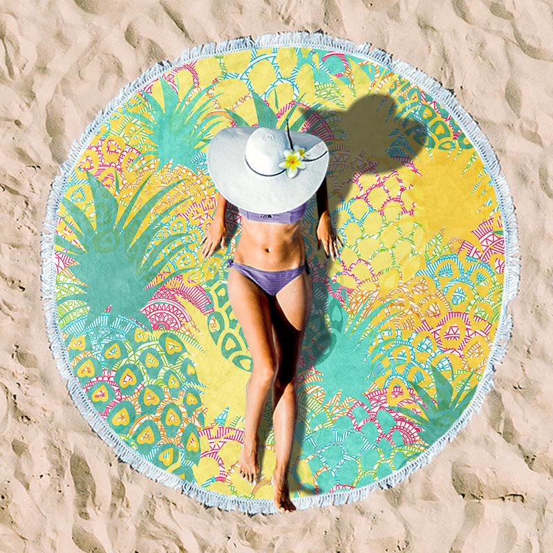 Rundstrand towel with unique sunset design Bowlift