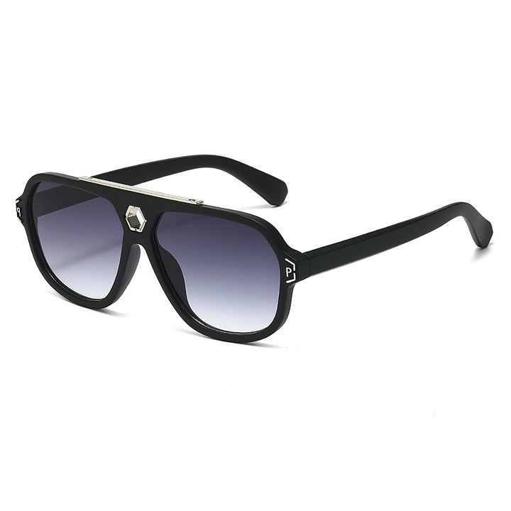 Statement Geometric Shield Sunglasses Bowlift