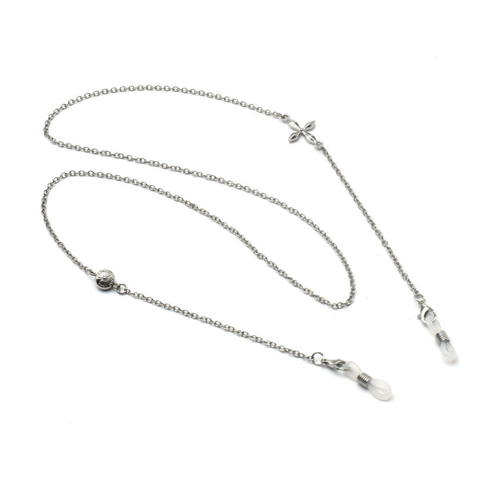 Premium Silver Layered Eyewear Chain Bowlift