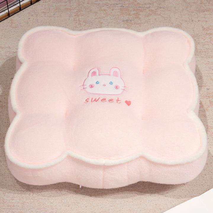 Plush pillow with animal-friendly design Bowlift