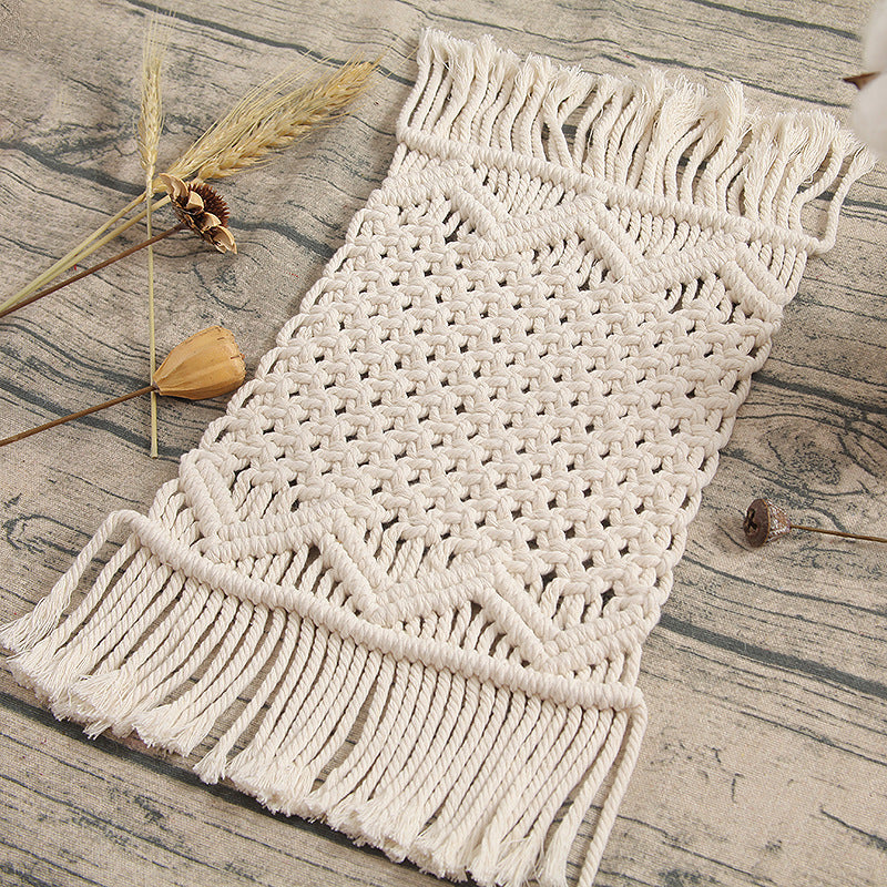 Bohemian Woven Macrame Table Runner Bowlift