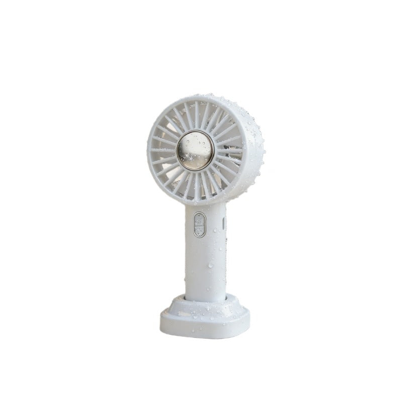 Unisex Portable Mini Mist Fan with USB Connection and Ergonomic Design Bowlift