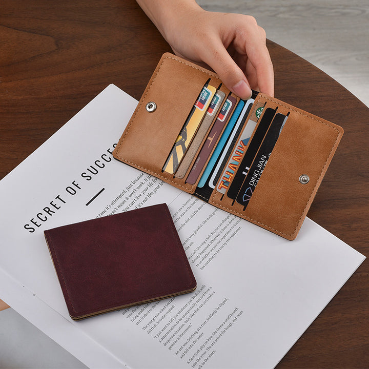 Compact Leather Card Holder Bowlift