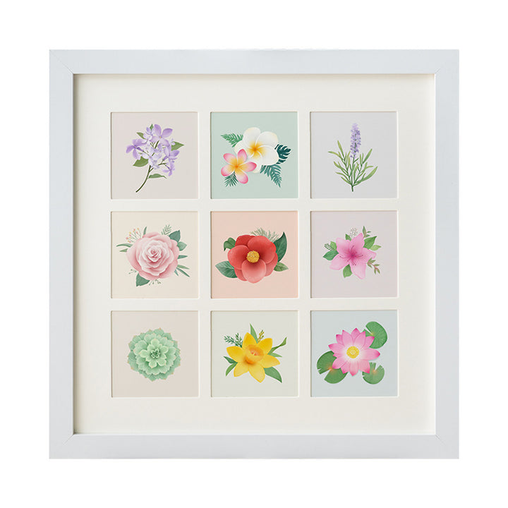 Floral Illustration Art Frame