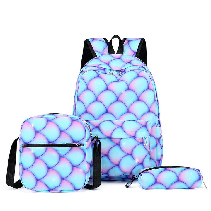 Stylish backpack with matching crossbody bag and pencil case Bowlift