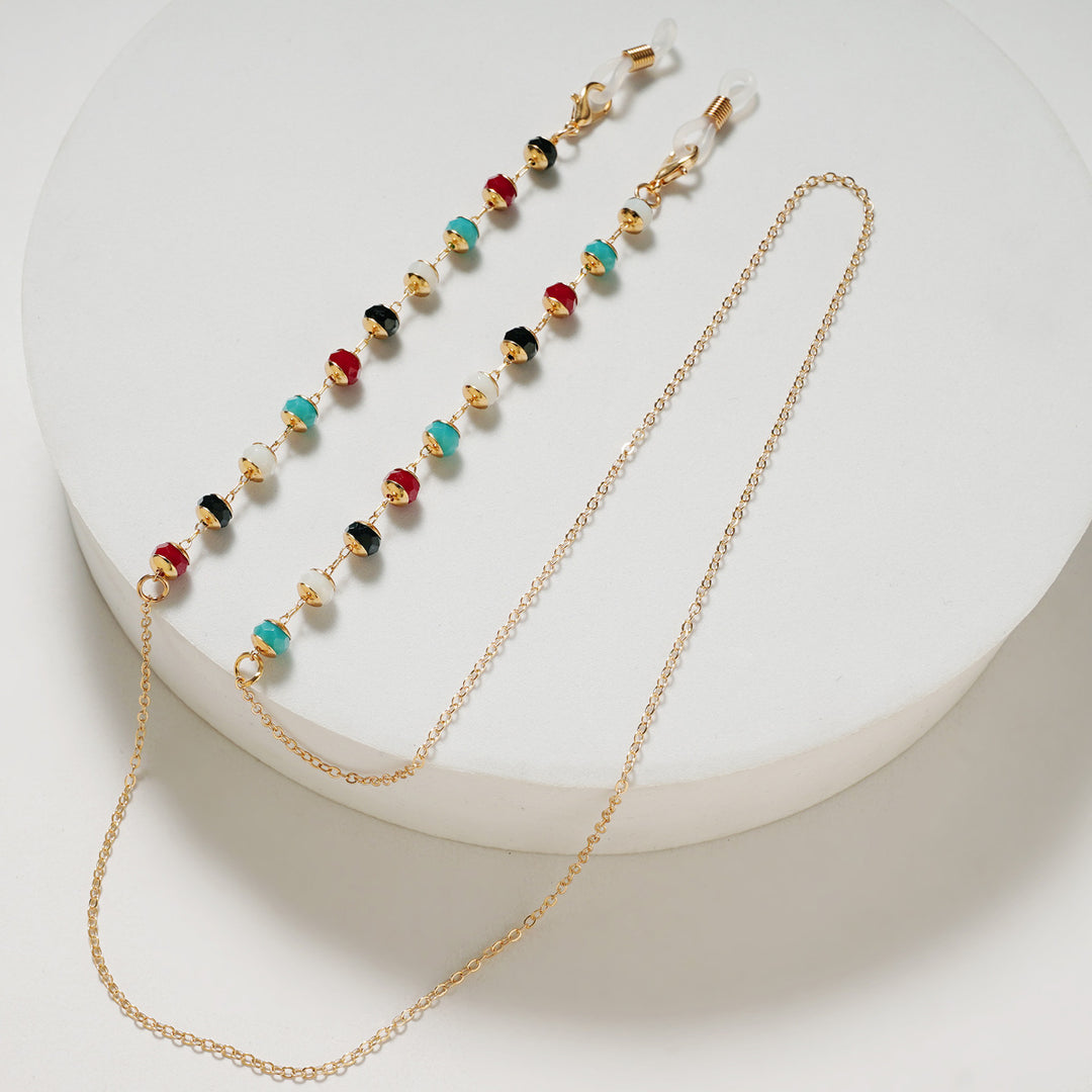 Multifunctional Beaded Eyewear Chain Bowlift