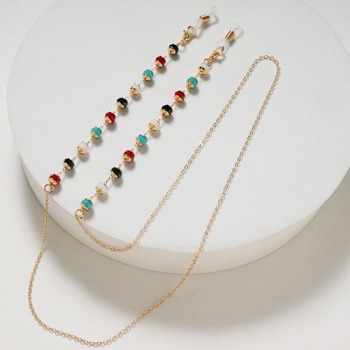 Multifunctional Beaded Eyewear Chain Bowlift