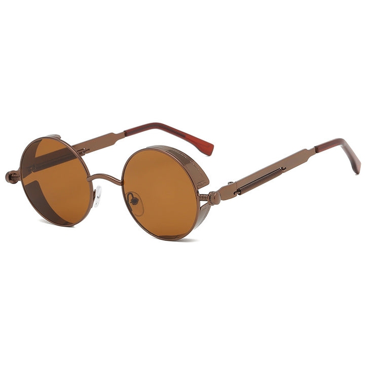 Round Metal Frame Sunglasses