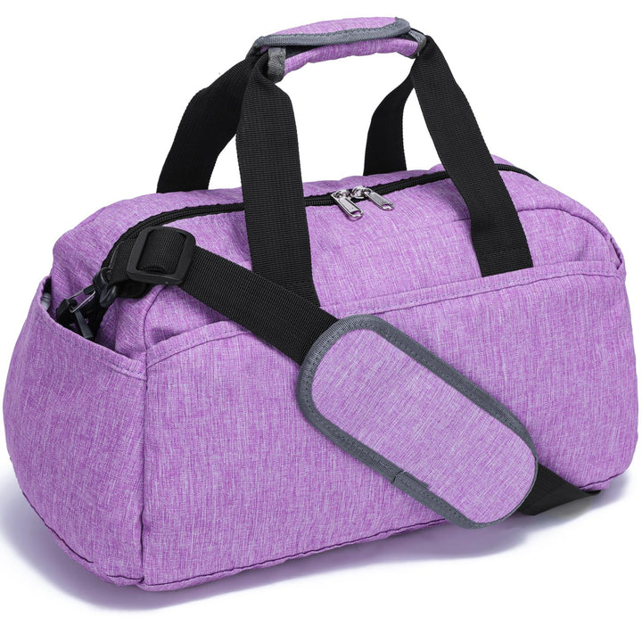 Women's Sporty Travel Bag with Versatile Compartments and Adjustable Shoulder Strap Bowlift