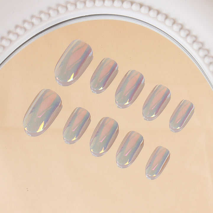 High-Gloss Gel Press-On Nails Bowlift