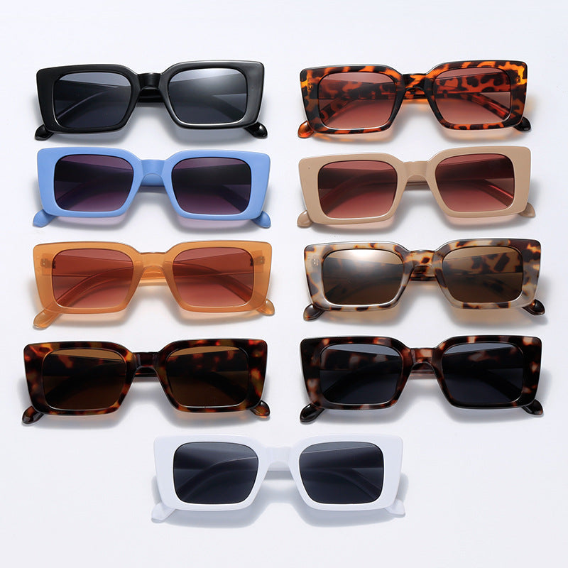 Women's fashionable square sunglasses with UV protection Bowlift