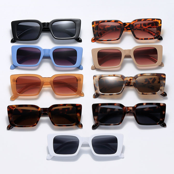 Women's fashionable square sunglasses with UV protection Bowlift