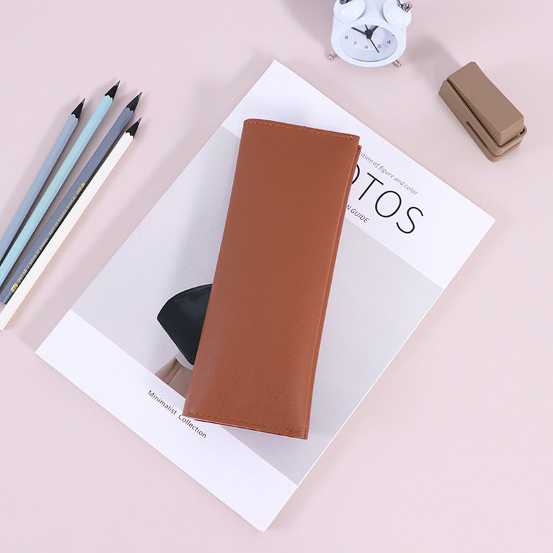 Elegant Leather Pencil Case Bowlift