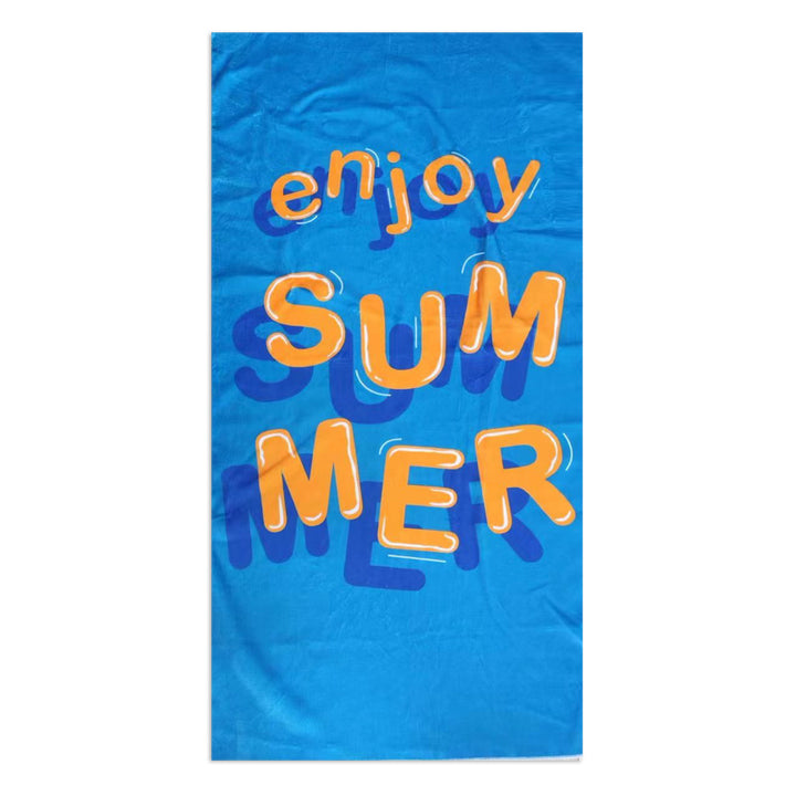 Beach towel with stylish palm motif Bowlift
