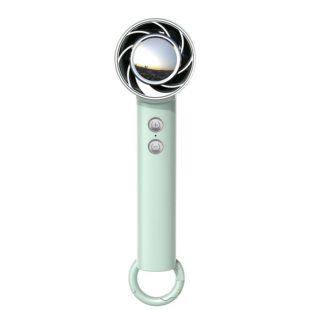 Women's Portable Mini-Hand Fan with Integrated USB Charging Function Bowlift