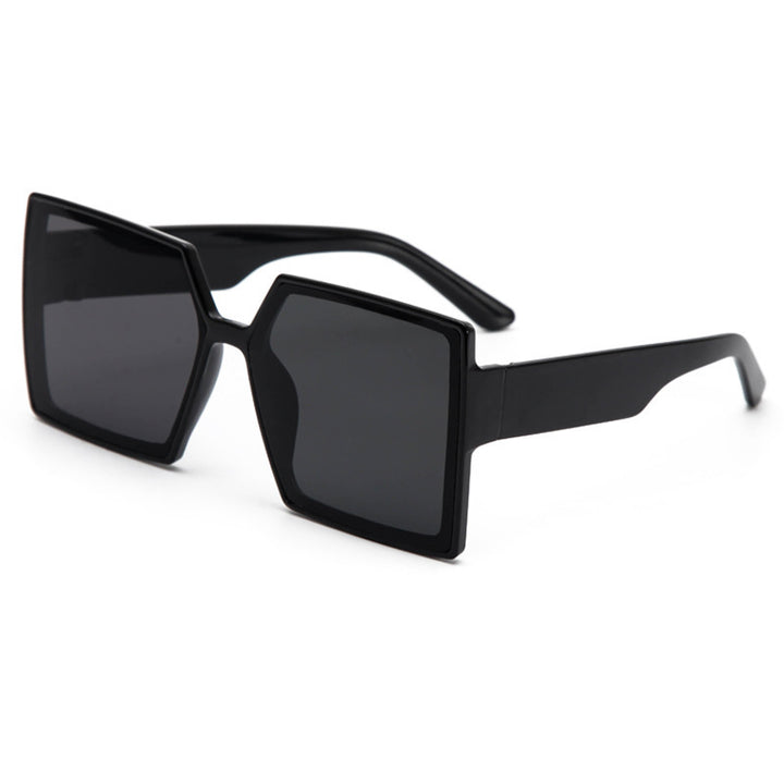 Women's Fashionable oversized sunglasses in modern hexagon design Bowlift