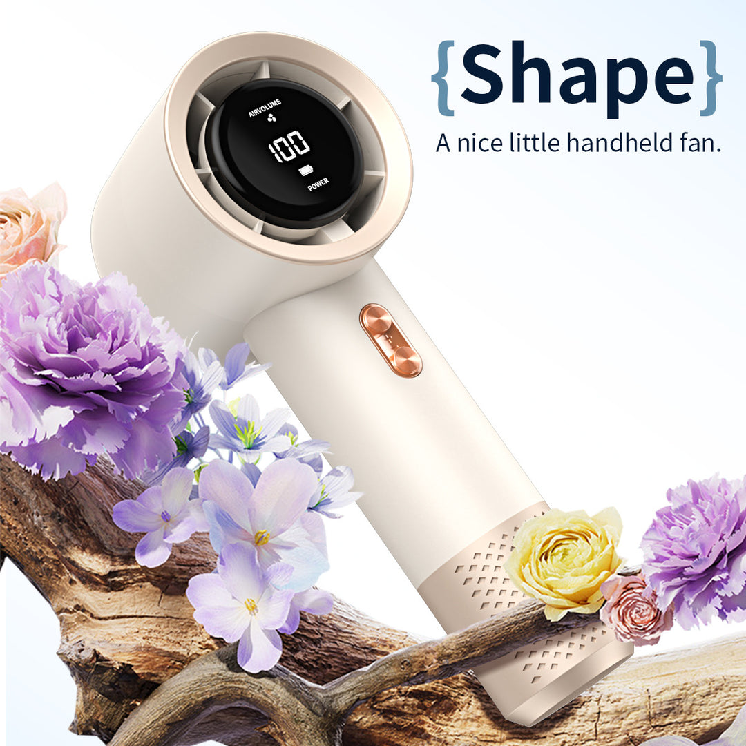 Unisex Smart Touchscreen Handheld Wind Control Fan Bowlift