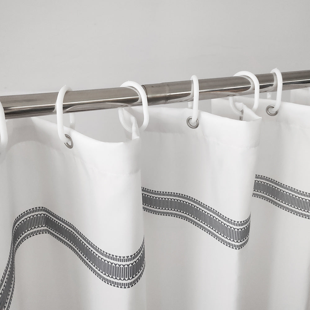 Artisan Stripe Shower Curtain Bowlift