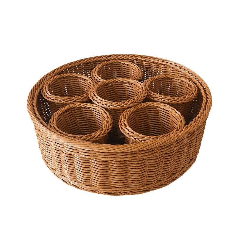 Versatile Woven Storage Organizer Bowlift