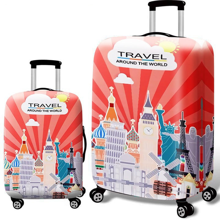Women’s hard-shell suitcase with nostalgic London motif Bowlift