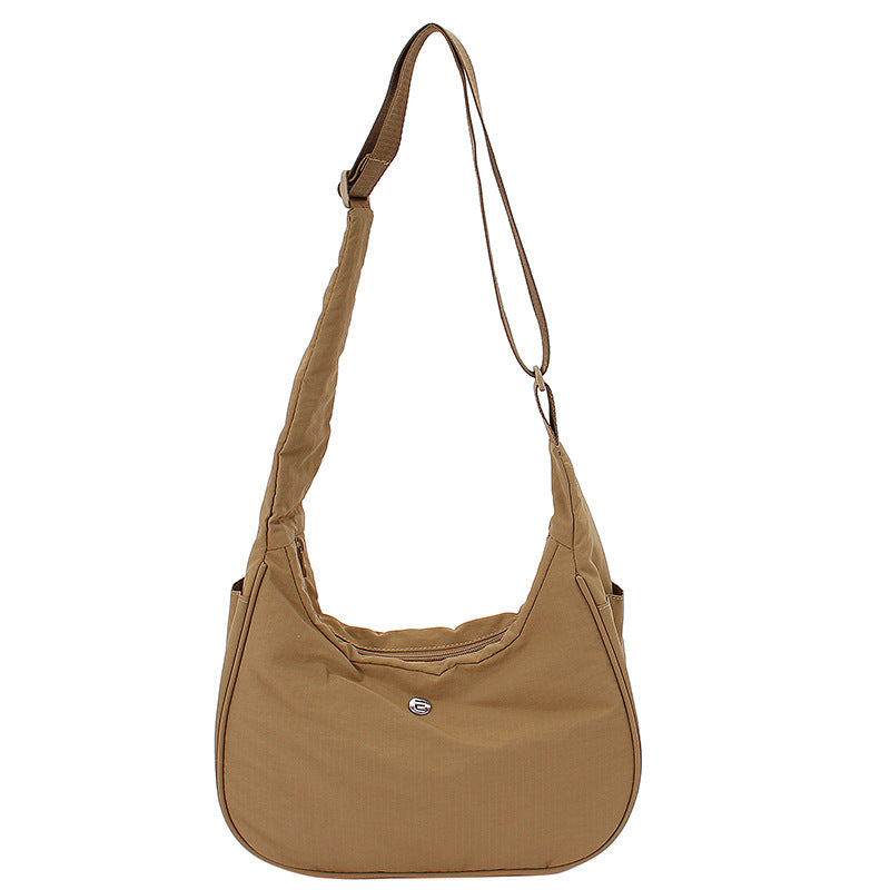 Lightweight Soft Fabric Shoulder Bag Bowlift