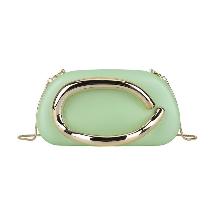 Chic Sculpted Crossbody Handbag Bowlift