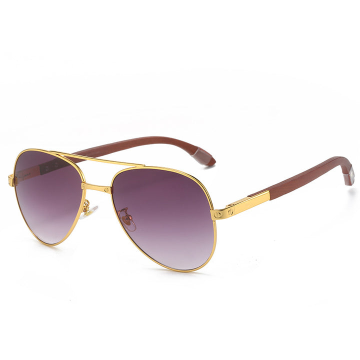 Ladies elegant pilot sunglasses with fine metal frame and UV protection Bowlift