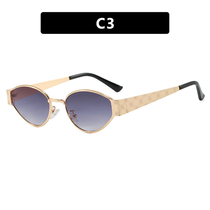 Women's Cat-Eye Sunglasses with Elegant Design and Luxurious Accents Bowlift