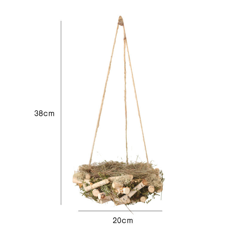 Decorative Bird's Nest Basket Bowlift