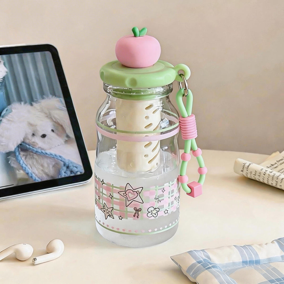 Women's creative drinking bottle with fruit motif Bowlift