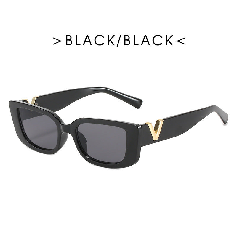 Retro-Inspired Geometric Frame Sunglasses Bowlift