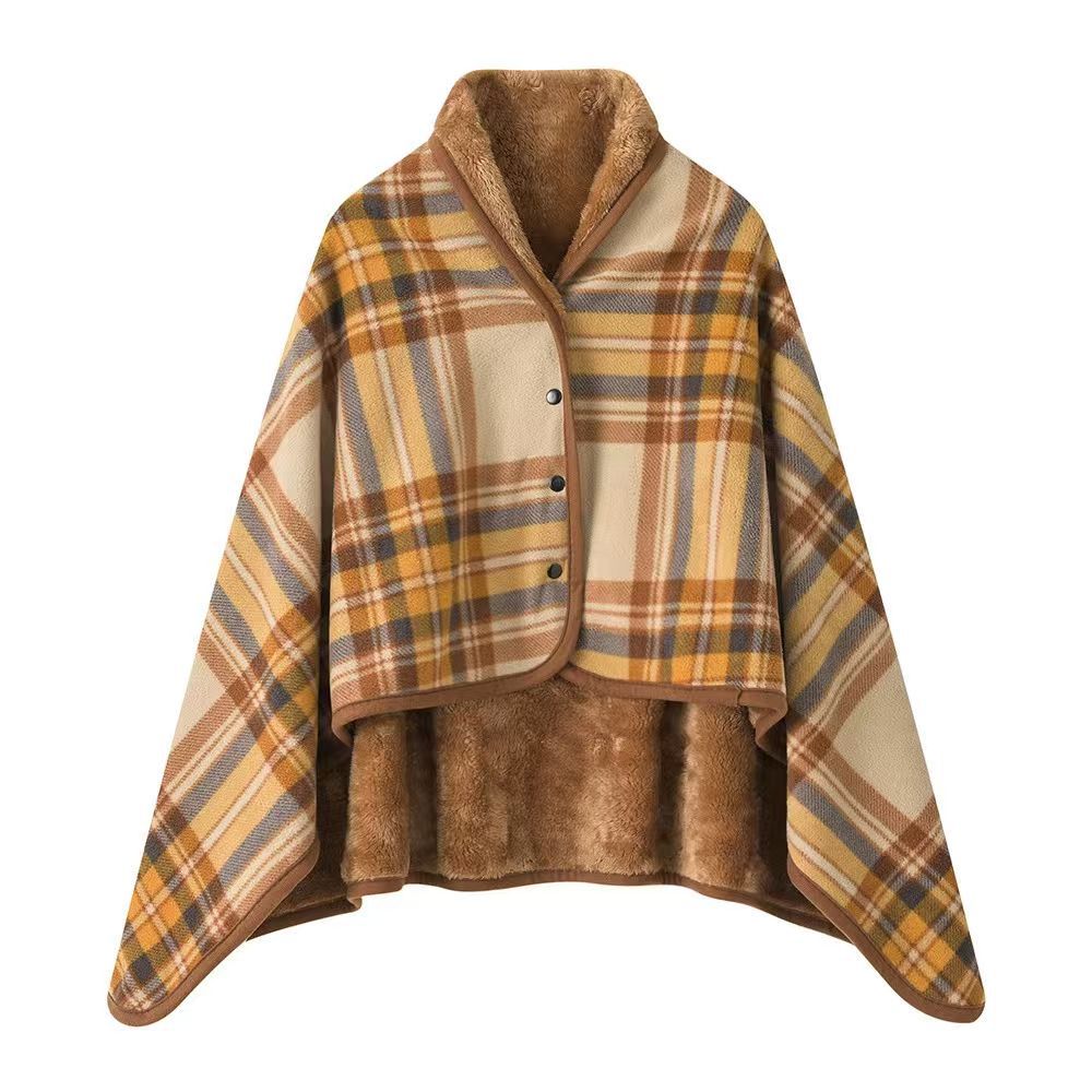 Cozy Plaid Blanket From Bowlift