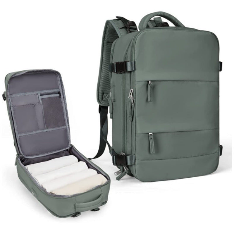 Multi-Compartment Travel Backpack Bowlift