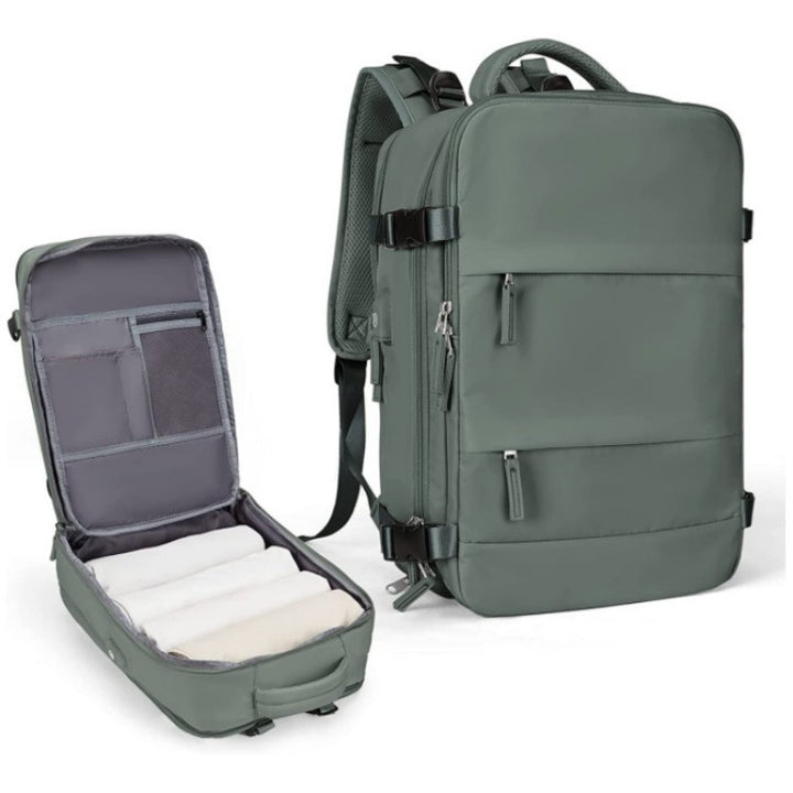 Multi-Compartment Travel Backpack Bowlift