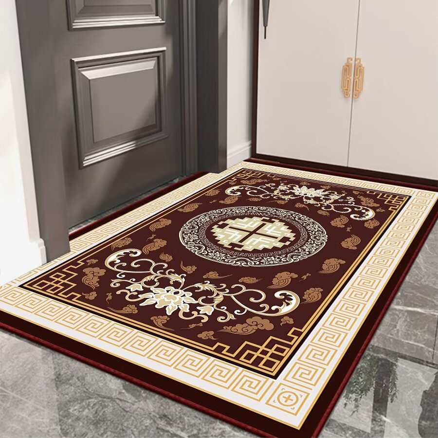 Decorative Persian-Inspired Area Rug