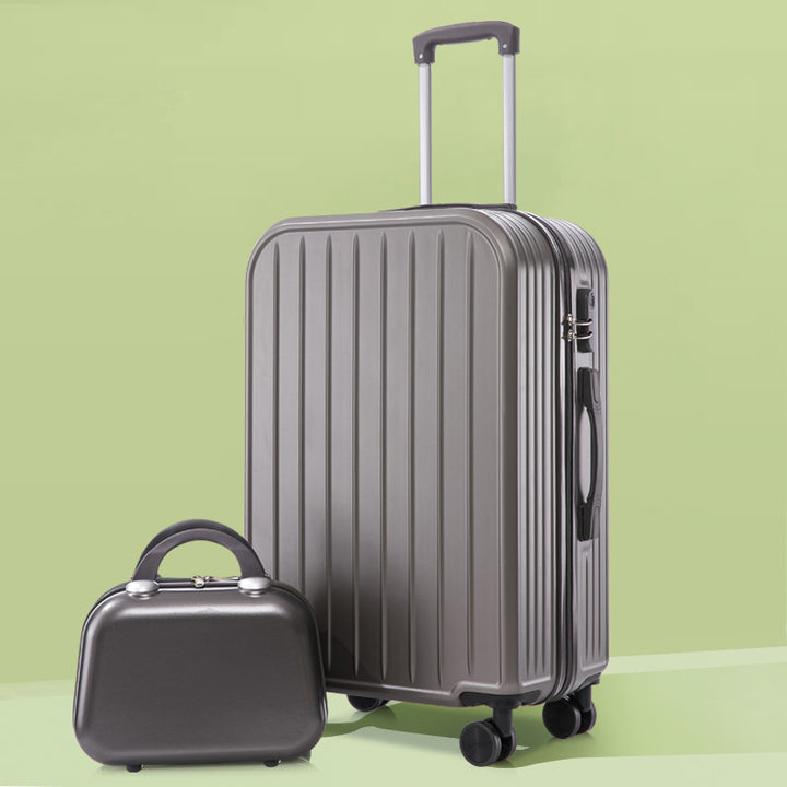 Unisex Durable Rigid Spinner Suitcase Bowlift