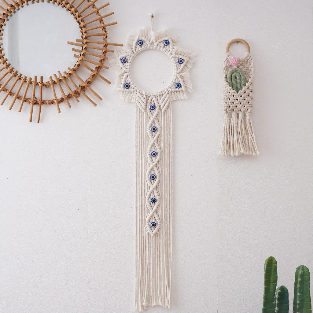Decorative Macramé Sun-Shaped Wall Hanging Bowlift