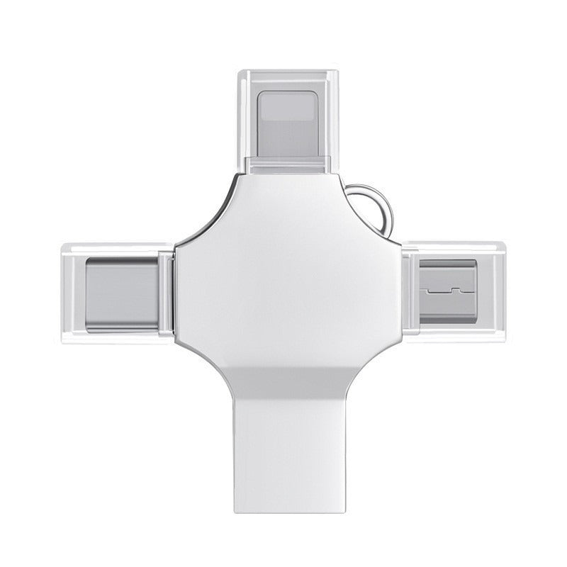 Versatile Dual-Connector USB Flash Drive Bowlift