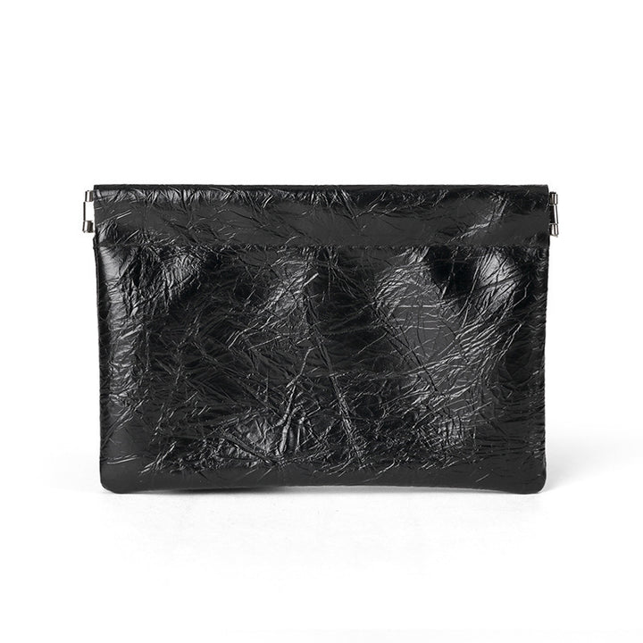 Textured Leather Pouch