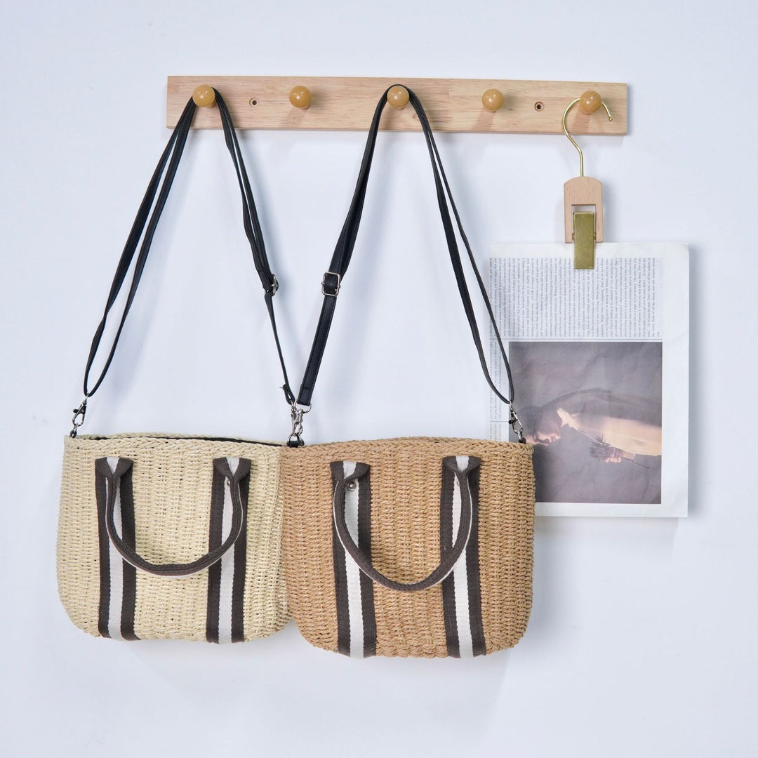 Handmade Crossbody Bag Made of Braided Material with Removable Shoulder Strap Bowlift