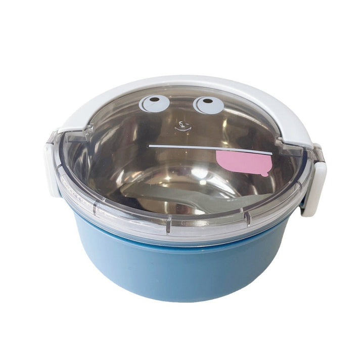 Playful Cartoon Face Food Storage