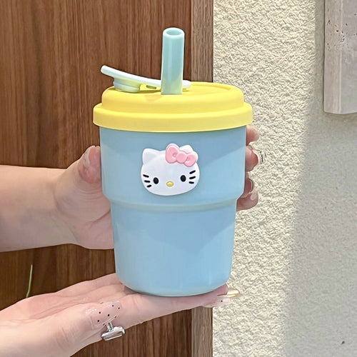 Women's reusable drinking cups with safe straw Bowlift